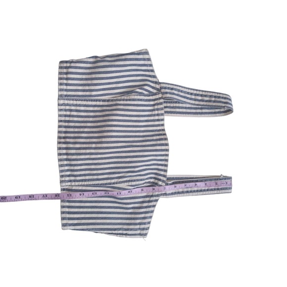 Zara Striped Denim crop top - size L - Picture 7 of 10